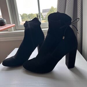 Black Suede Ankle Boots